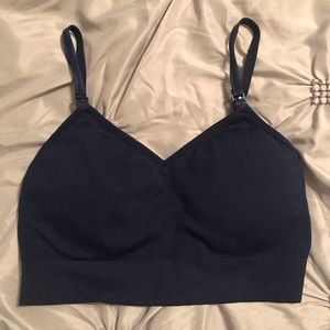Navy Blue Nursing Bra